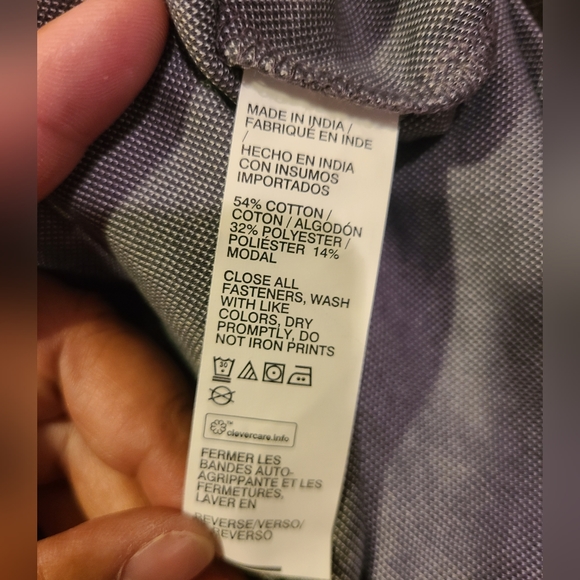 Van Heusen Longsleeve Gray Top Size Large - Picture 5 of 5